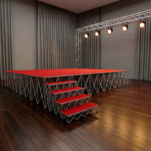 เวทีประชุมแบบพกพา ติดตั้งง่าย รุ่น Spider Riser Stage - Product Image 1