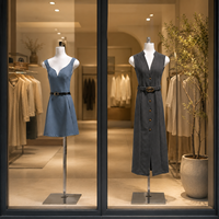 Mannequin buste en fibre de verre de qualité supérieure pour la présentation de t-shirts, chemises et vestes