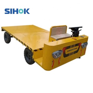 Carro Eléctrico de Plataforma para Mover Mercancías en Almacén, de 4 Ruedas, Resistente, con Volante, a Buen Precio - Product Image 6