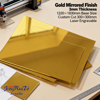 Feuille acrylique transparente Jingruite 100 % vierge anti-âge, format A3, épaisseur 1 mm 2 mm, personnalisable pour enseignes de mariage, gravure laser