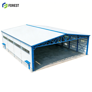 Insulated Modular 24X90X9 Super Grain Storage Prefab Steel Building Manufacturing <b>Plant</b> Trust Modern Design Reliable - Product Image 1