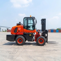 Chariot élévateur tout-terrain diesel 4x4 de 3,5 tonnes, directement de l'usine, avec certification CE