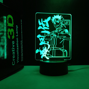 ไฟคริลิคสำหรับตกแต่งห้องโคมไฟ3D 7สีแบบสัมผัสพร้อมรีโมท2025สีอะนิเมะ3D - Product Image 2