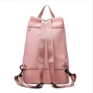 Alt ayakkabı bölmesi ile moda tasarım sırt çantası tarzı seyahat çantası rahat spor spor sırt çantası