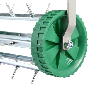 <span class=keywords><strong>Scarificateur</strong></span> manuel de jardin à poussée manuelle pour l'aération du sol de pelouse de 18 pouces aérateur d'herbe de jardin - Product Image 4