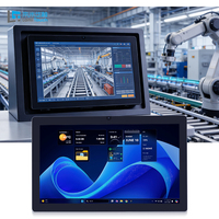 Moniteur tactile à cadre ouvert de 15,6 pouces, 300/1000 nits, tactile USB AG/optique/Pcap/résistif, DC 12V/24V, moniteur industriel