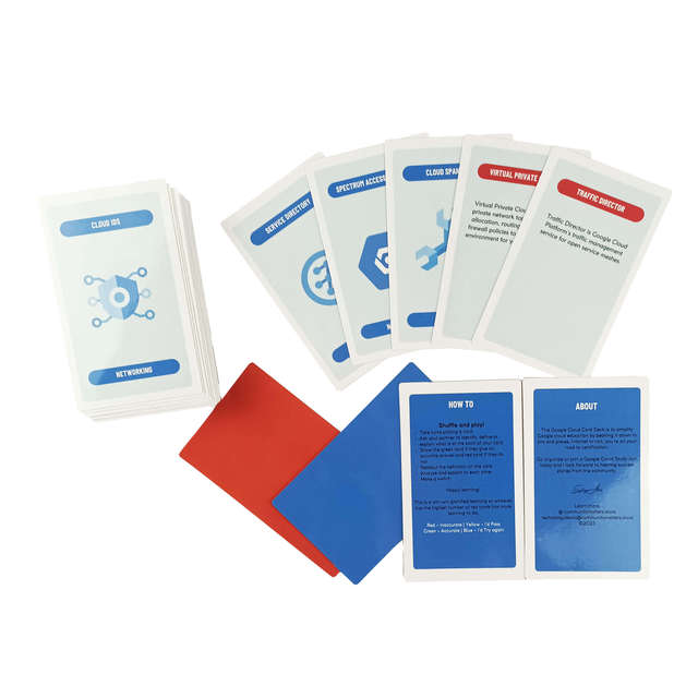 Custom Eco-Friendly Portable Family Printing Logo Playing Game Card in Tuck Box