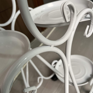 Support à fleurs <span class=keywords><strong>en</strong></span> métal à 5 niveaux au design moderne, pots à fleurs écologiques, présentoir décoratif pour plantes pour les familles, les hôtels et les bureaux - Product Image 4