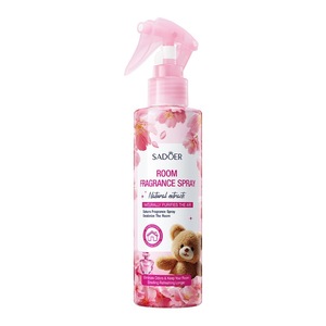 Spray per Ambienti al Profumo <span class=keywords><strong>di</strong></span> Ciliegio e Orso Carino, Deodorante Floreale a Lunga Durata, Fragranza Primaverile per la <span class=keywords><strong>Casa</strong></span>, Aromaterapia, Profumo per Tessuti - Product Image 1