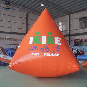 Fabricant chinois de bouées de natation triangulaires gonflables de 3 m sur mesure pour les événements sportifs - Product Image 1