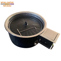 Barbecue de table portable coréen avec ventilateur Butane Hotpot Barbecue à gaz pour l'extérieur KBBQs