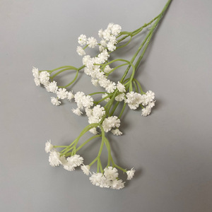 Hoa giả bán buôn, chất liệu như thật, màu trắng nâu, hoa baby's breath dùng trang trí đám cưới, nhà cửa, tiệc tùng - Product Image 6