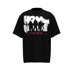 Summer Street Hip-Hop Cultural Print Men's T-Shirt 100% Cotton Breathable Anti-Pilling Short Sleeve Customizable Colors - Product Image 2