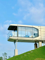 Maison préfabriquée prête à l'emploi, maisons au design moderne, maison-capsule de jardin, maison-capsule amovible, cabane en forme de pomme