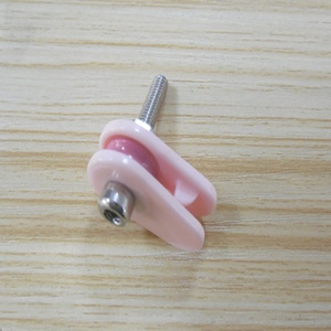 Enrouleur de fil en céramique avec roue anti-saut OEM personnalisable, 1 rainure, surface finement polie, excellente résistance à l'usure pour câbles - Product Image 5