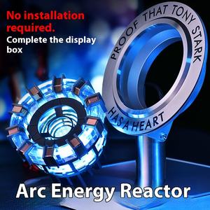 Première génération Iron Man réacteur <span class=keywords><strong>coeur</strong></span> modè<span class=keywords><strong>le</strong></span> alliage périphérique arche jouet sérigraphie fonte métal Figure modè<span class=keywords><strong>le</strong></span> ornement - Product Image 3