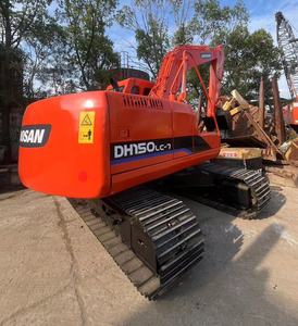 รถขุดไฮดรอลิก Doosan มือสอง DH300 DH220 DH150-7 500LCV DH150LC-7เครื่องยนต์คาวาซากิสำหรับงานก่อสร้างเซี่ยงไฮ้ - Product Image 6