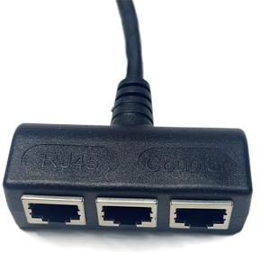 RJ45 Ethernet Cable Splitter Network Adapter,Ethernet Splitter 1 đến 3 cáp phù hợp siêu LAN Ethernet connector Adapter Cat 6 - Product Image 3