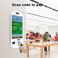 HONGNUO Kiosque de paiement de 15.6 pouces Kiosque de commande automatique dans le numéro de commande de restaurant Kiosque interactif de libre-service