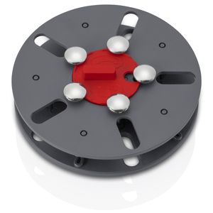 Outil de sertissage de fils avec centre rouge et broches métalliques pour connexions électriques - Product Image 1