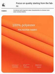 Set <span class=keywords><strong>di</strong></span> Abbigliamento da <span class=keywords><strong>Lavoro</strong></span> Personalizzato in Velluto Poliestere Fluorescente ad Alta Visibilità, Caldo e Impermeabile per Inverno, Edilizia e Officina - Product Image 3