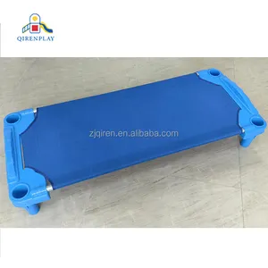 Wholesale Stackable Kids Cots blue Stackable Children's Cots For Sleeping Breathable Plastic Cot Baby Bed