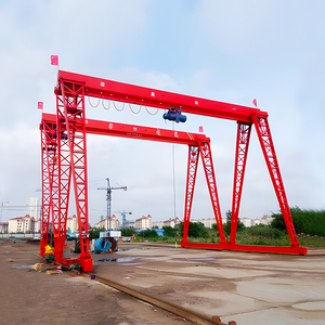 Nieuwe Op Rails Gemonteerde 1-50T Bloemstandaard Portaalkraan Met Elektrische Takel Heeft Een Breed Scala Aan Toepassingen - Product Image 1