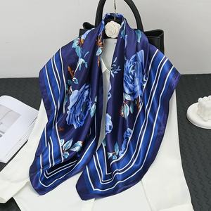 Impression personnalisée OEM ODM multicolore Paisley + 90 motifs carrés pour accessoires de mode féminins - Product Image 2