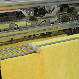 Tự động sợi nhỏ qua máy may PLC Máy Làm Khăn cho dây chuyền sản xuất khăn - Product Image 2