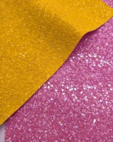 Tissu en feutre à paillettes épaisses en gros, matériau scintillant avec support en feutre pour la confection de vêtements, chaussures et sacs