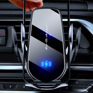 Chargeur Rapide Sans Fil pour <span class=keywords><strong>Voiture</strong></span> Type-C <span class=keywords><strong>Support</strong></span> de Téléphone Portable à Induction Infrarouge avec <span class=keywords><strong>Ouverture</strong></span> et Fermeture Automatiques - Product Image 2