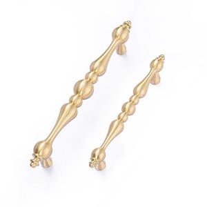 Boutons de tiroir en laiton massif antique Design rétro français avec style moderne pour salle de bain cuisine et armoire poignées de porte solides - Product Image 6