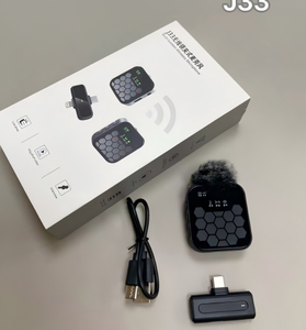 <span class=keywords><strong>Pix</strong></span>-link J33 Bluetooth tiếng ồn hủy bỏ Microphone ghi âm <span class=keywords><strong>video</strong></span> ghi âm Kit Live Show không dây di động Lavalier Microphone - Product Image 6