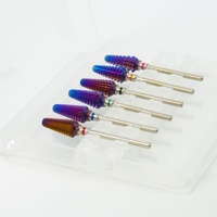 USA Offre Spéciale livraison rapide salon de manucure utiliser Super qualité F M C 2XC sécurité professionnel violet carbure de tungstène Tornado Bit clous