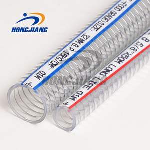 Tuyau d'aspiration en PVC renforcé de fil d'acier robuste 1'' 2'' 3'' pour pompe à eau, irrigation <span class=keywords><strong>agricole</strong></span>, construction, drainage - Product Image 2