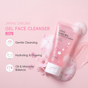 LAIKOU <span class=keywords><strong>Japan</strong></span> Sakura <span class=keywords><strong>Gel</strong></span> Gesichtsreiniger Sanftes Reinigungsöl Feuchtigkeitsbalance Hydratisierende Hautpflege Nicht Austrocknende Gesichtsreinigung - Product Image 2