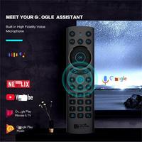 Souris Air Intelligente à Double Mode 2.4G et BT 5.0 avec Rétroéclairage G20S PRO, Télécommande Vocale Intelligente pour Boîtier TV Intelligent, PC, Projecteur, Ordinateur