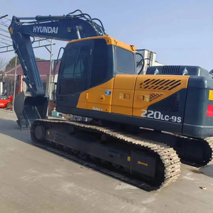 Excavatrice sur chenilles d'origine Hyundai 220lc 220lc-9s de 22 tonnes en Corée pelles d'occasion - Product Image 1