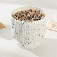 Vente en gros de vases artificiels en plastique ornements décoratifs de salon plantes en pot de jardin et arrangements de vases à fleurs artificielles