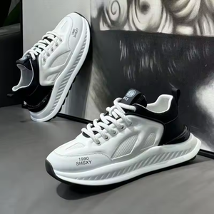 Zapatos Deportivos Ligeros de Cuero Genuino de Alta Calidad, Moda 2025, Zapatos Casuales para Correr, Estilo Daddy Shoes, Cómodos y Transpirables - Product Image 2