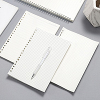 Vente en gros A5 A6 B5 26 trous ligne feuilles mobiles remplacement noyau papier cahier d'erreur pour premier cycle du secondaire lycée