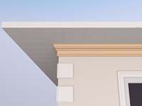 Moulures de décoration murale extérieure européennes modernes en mousse de polystyrène expansé et ciment, durables, écologiques, résistantes à la décomposition, pour fenêtres