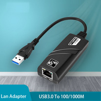 Convertidor USB3.0 Gigabit Ethernet, USB Tipo C a RJ45, Puerto de Red de 1000Mbps, Sin Controlador, para PC, Laptop, TV Box, Teléfono, Tablet