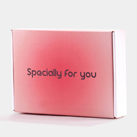 Boîtes en carton ondulé blanc avec logo personnalisé avec doublure en plastique solide pour l'expédition de sous-vêtements de petites entreprises cadeaux chaussures