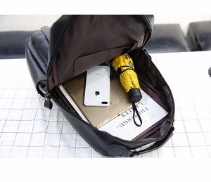 Men and Women PU Leather <strong>Backpack</strong> Vintage Laptop <strong>Backpack</strong> for Laptop 15.6 Inches School Bag College Bookbag <strong>Brown</strong> - Product Image 6