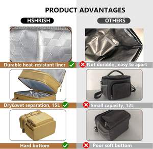 Muestra Gratuita de Enfriadores de TPU para Senderismo, Latas, Vino, Enfriadores de TPU 840D, Bolsa Enfriadora Aislada de Lado Suave y Portátil - Product Image 4