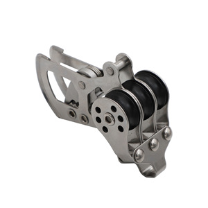 Polea de Bloqueo de Acero Inoxidable RICHWITS con Rodamiento de Bolas de 22 mm y Nylon para Anclaje y Amarre de Embarcaciones - Product Image 1