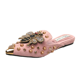 Zapatos Planos Tipo Mocasín de Alta Calidad para Mujer, Sandalias Casuales de Punta Cerrada para Exteriores con Función Antideslizante para Verano y Otoño - Product Image 4