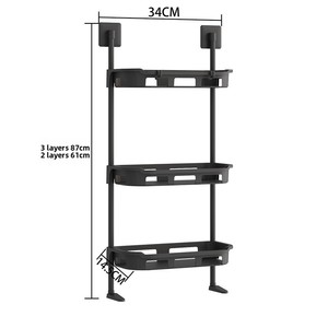<span class=keywords><strong>Étagère</strong></span> <span class=keywords><strong>de</strong></span> rangement murale pour <span class=keywords><strong>salle</strong></span> <span class=keywords><strong>de</strong></span> <span class=keywords><strong>bain</strong></span> en <span class=keywords><strong>plastique</strong></span> imperméable à trois niveaux, <span class=keywords><strong>étagère</strong></span> multifonctionnelle pour lavabo, vente en gros transfrontalière - Product Image 6