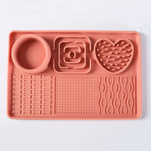 Lick Mat for Dogs Slow Feeder Bowl for Dogs and <b>Cats</b> Silicone Lick Mat Snuffle Mat Interactive Puzzle Feeder to Slow Eating - Product Image 6
